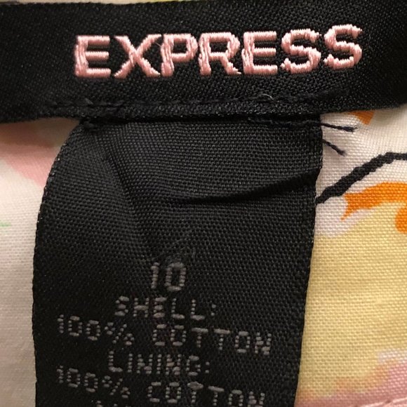 Vintage Express "Postcard Print" Skirt Size 10 - Picture 6 of 6